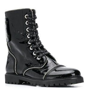 Zadig & Voltaire Patent Combat Boot⭐️NWT⭐️
